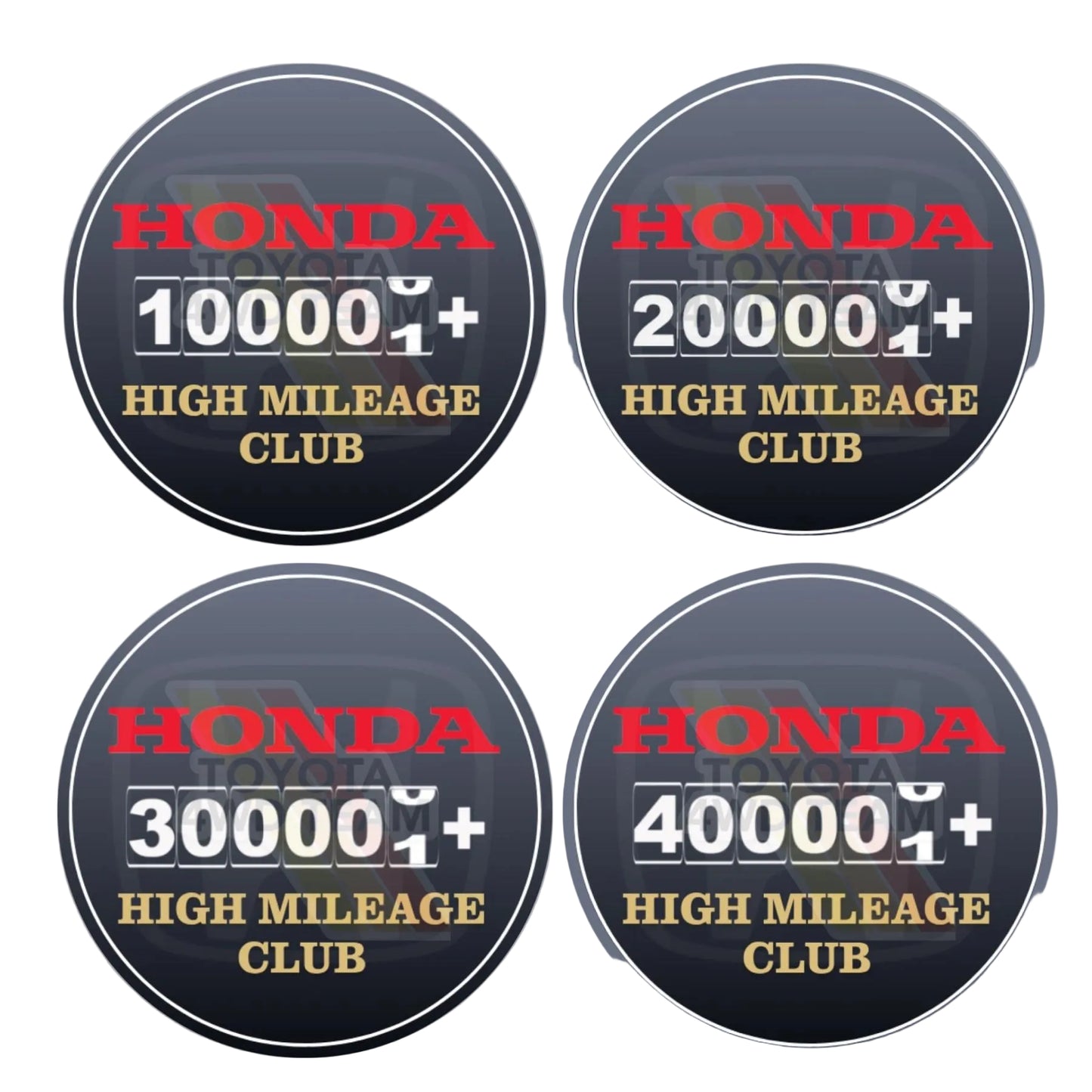 Honda High Mileage Club Vinyl Decal