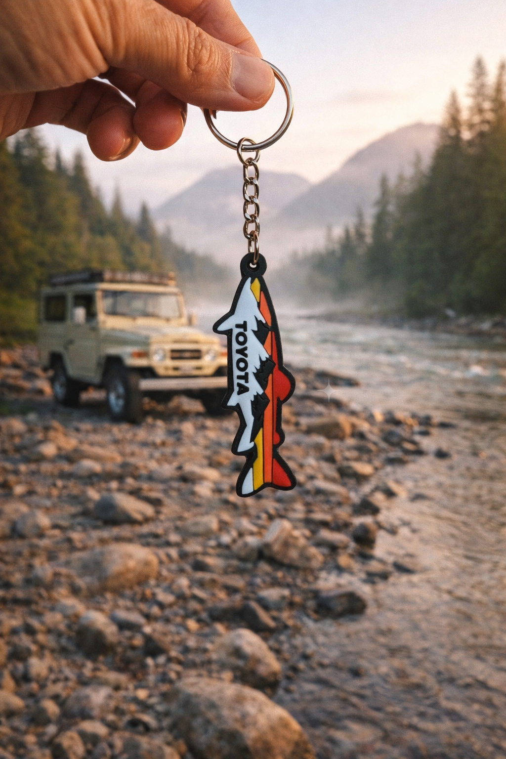 Fish Sticker, Keychain and Patch