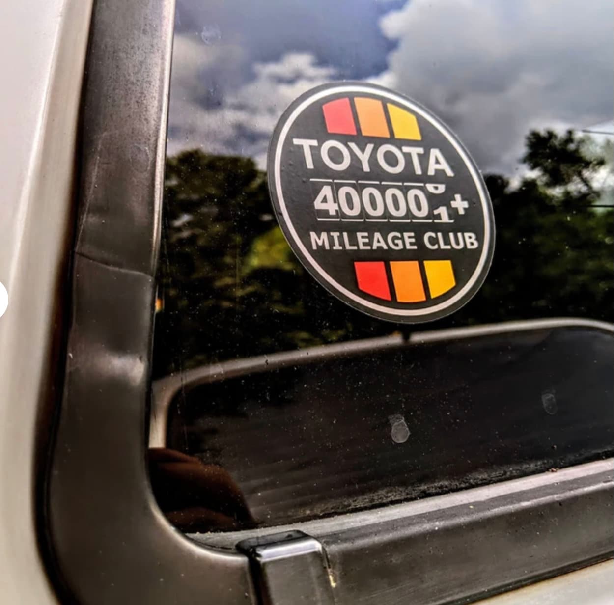 High Mileage Club Vinyl Decal