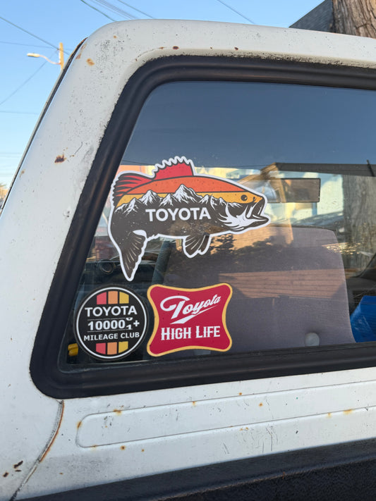 Big Bass Decal and Patch