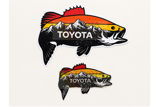Big Bass Decal and Patch