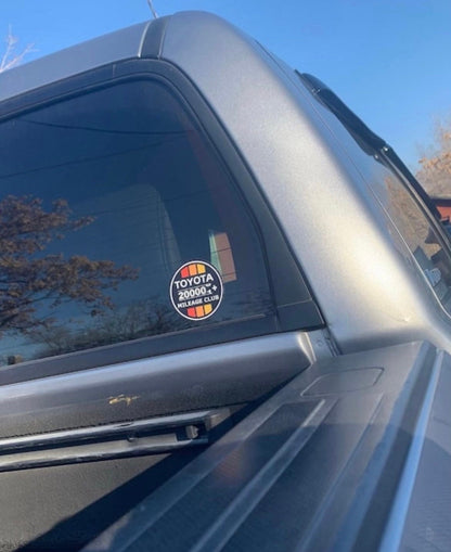 High Mileage Club Vinyl Decal