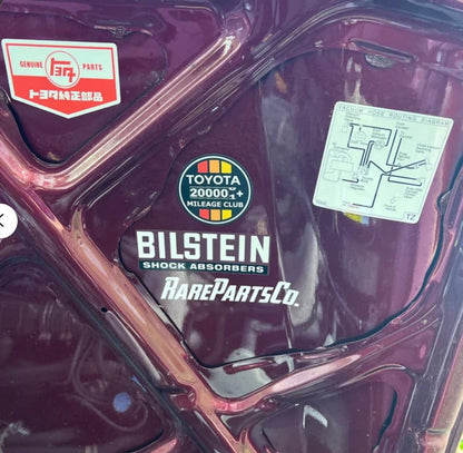 Retro Genuine Parts and Land Cruiser Stickers