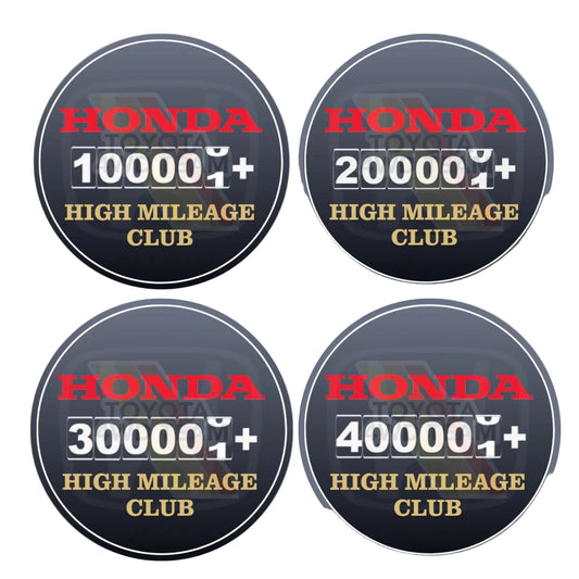 Honda High Mileage Club Vinyl Decal