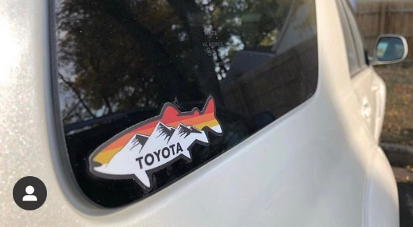 Fish Sticker, Keychain and Patch