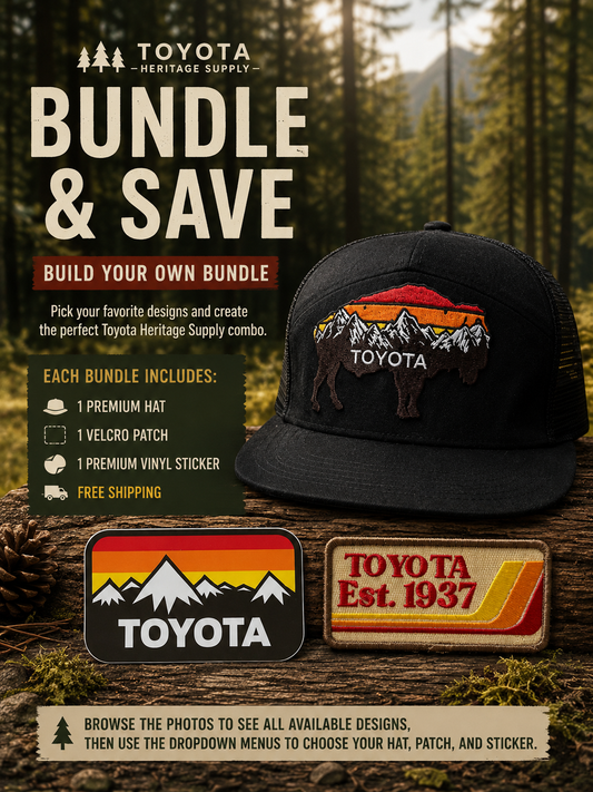 Bundle! - pick a hat, patch and sticker