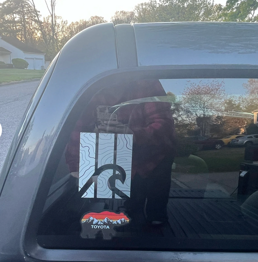 Bear & Buffalo Vinyl Sticker