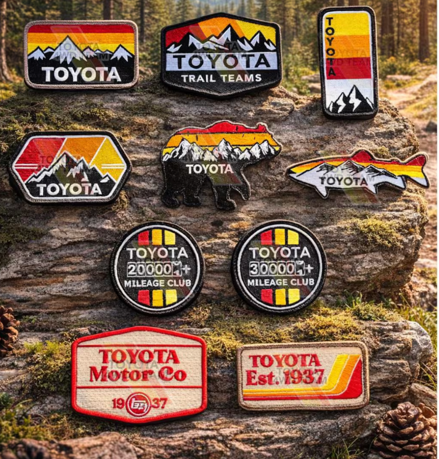 TOYOTA Embroidered Patches