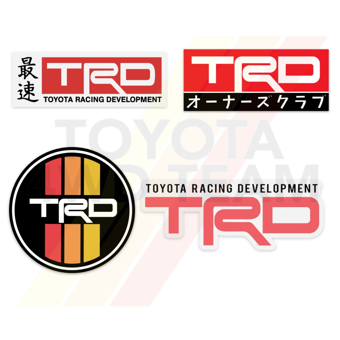 TRD Vinyl Decals