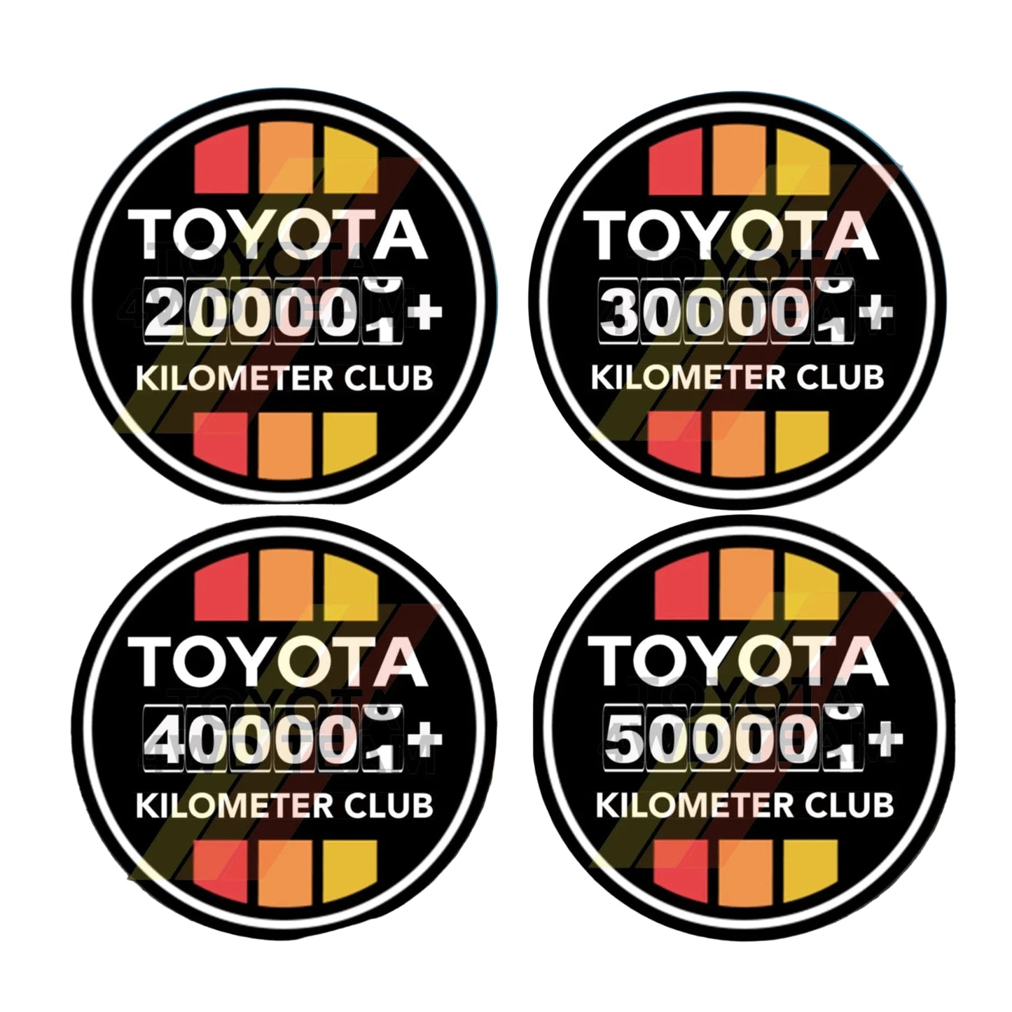 High Kilometer Club Vinyl Decal
