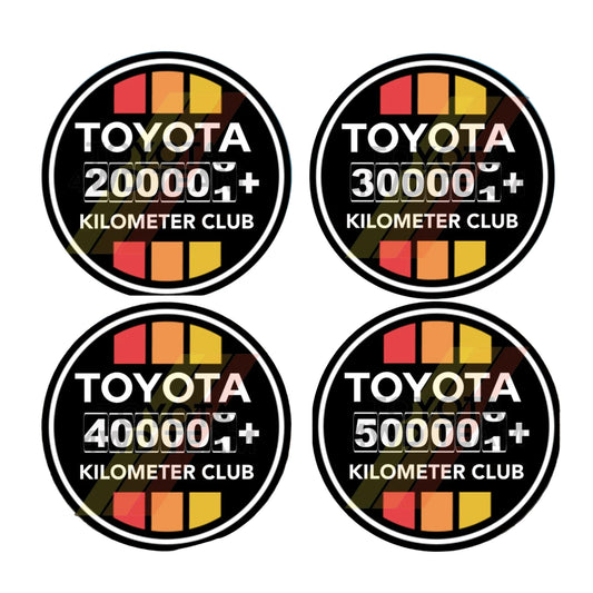 High Kilometer Club Vinyl Decal