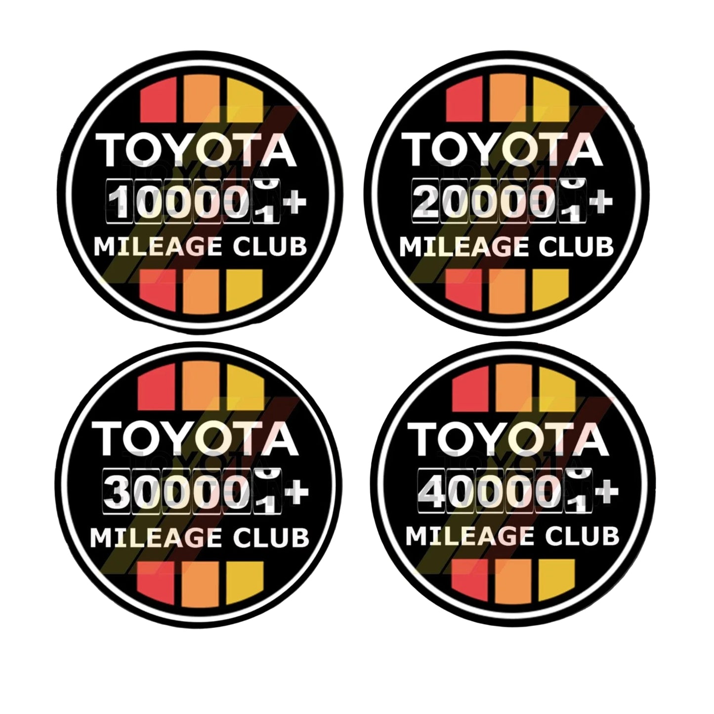 High Mileage Club Vinyl Decal