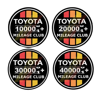High Mileage Club Vinyl Decal
